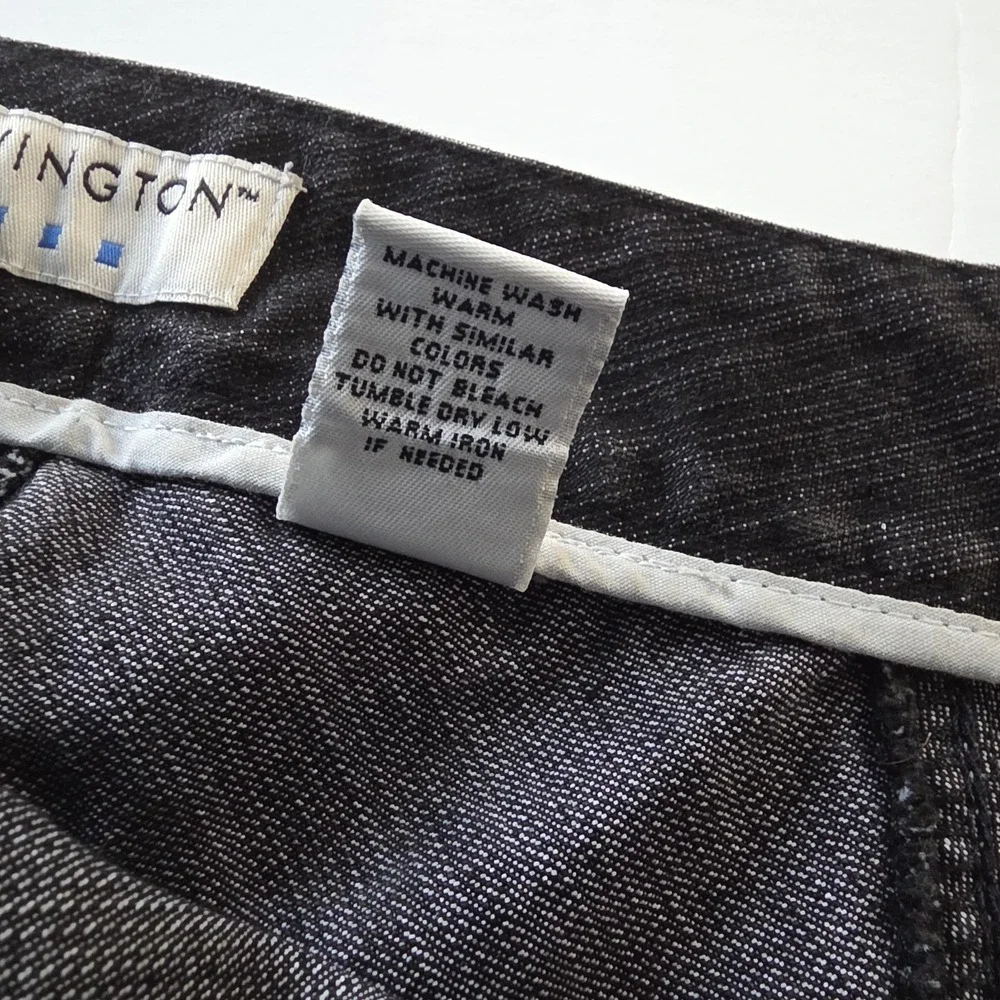 Black Denim long‎ Skirt women's 6